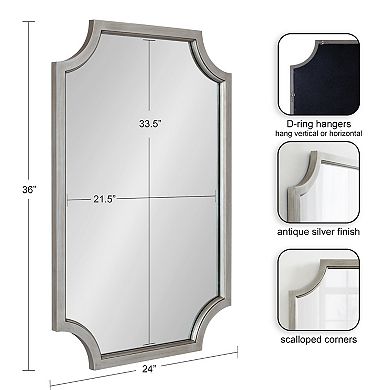 Hogan Framed Scallop Wall Mirror