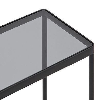 Trubey Modern Side Table 15.75x8x24.6
