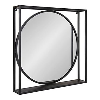 McCauley Decorative Metal Mirror with Shelf