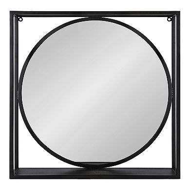 McCauley Decorative Metal Mirror with Shelf