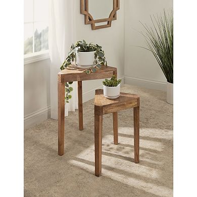 Talcott Wood Nesting Table Set 2 Piece
