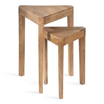 Talcott Wood Nesting Table Set 2 pc