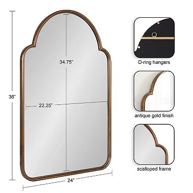 Arthell Scalloped Wall Mirror