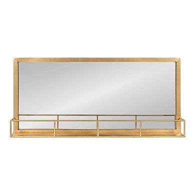 Jackson Metal Frame Mirror with Shelf