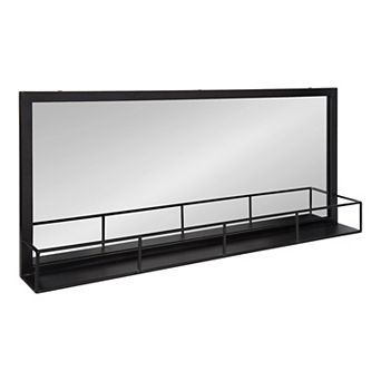 Jackson Metal Frame Mirror with Shelf