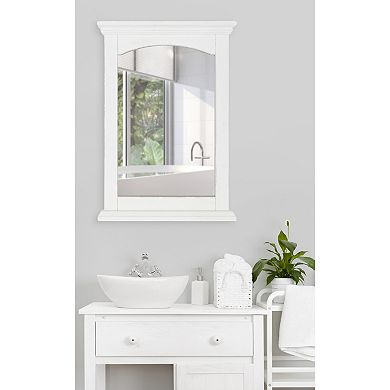 Helcomb Wood Framed Wall Mirror