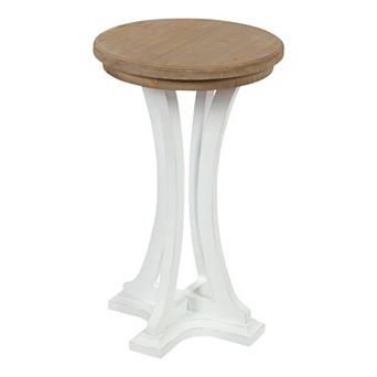 Linsley Wood Side Table 16" Diameter