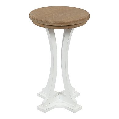 Linsley Wood Side Table 16" Diameter