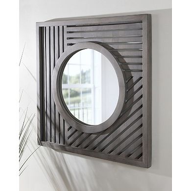 Padgette Wood Framed Wall Mirror