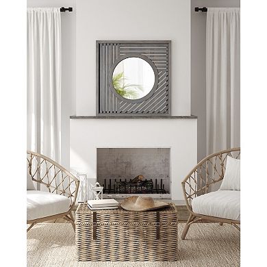 Padgette Wood Framed Wall Mirror