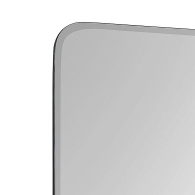 Fosset Frameless Mirror with Shelf