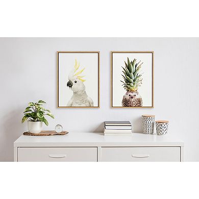 Sylvie Animal Studio Bird Framed Canvas by Amy Peterson Art Studio