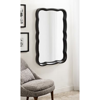 Hatherleigh Scallop Wood Wall Mirror