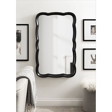 Hatherleigh Scallop Wood Wall Mirror