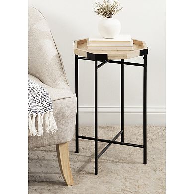 Occonor Octagon Side Table Wood 15x15x24