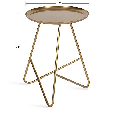 Birgit Metal Side Table 16x16x21