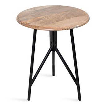 Pallson Round Wood Side Table 18x18x22