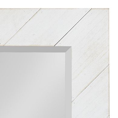 Rost Pieced Wood Framed Wall Mirror