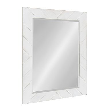 Rost Pieced Wood Framed Wall Mirror