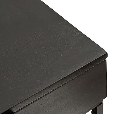 Malone Wood and Metal Console Table 36x13x31
