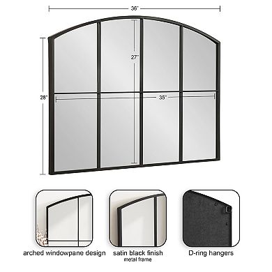 Forsyth Windowpane Arch Mirror