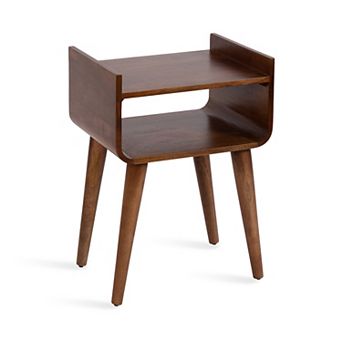 Quilby Wood Side Table 18x14x27