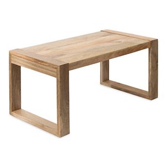 Dhillion Wood Rectangle Coffee Table 36x20x18