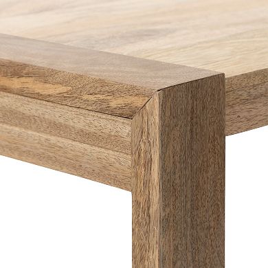 Dhillion Wood Rectangle Coffee Table 36x20x18
