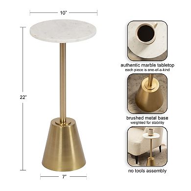 Tira Round Drink Table 10x10x22