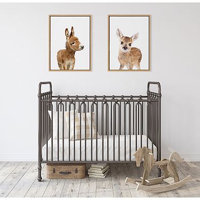 Sylvie Animal Studio Burro Framed Canvas by Amy Peterson Art Studio