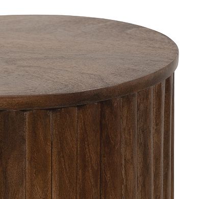 Reid Wood Drink Table