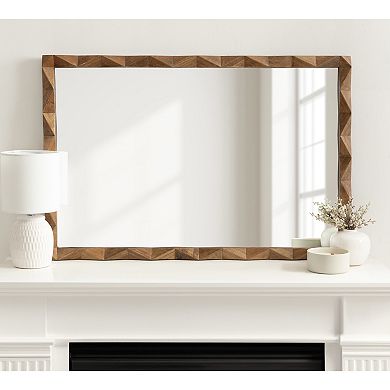 Endicott Rectangle Wood Mirror