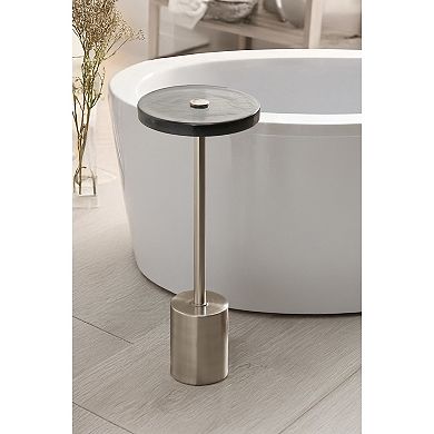 Xyler Round Glass Drink Table 10x10x24