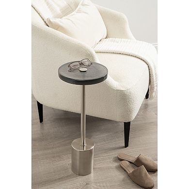 Xyler Round Glass Drink Table 10x10x24