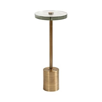 Xyler Round Glass Drink Table 10x10x24