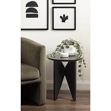 Faiza Wood Side Table 18x18x20