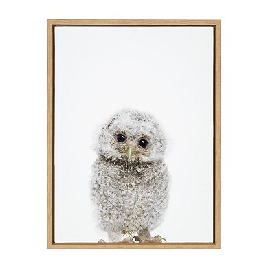 Sylvie Animal Studio Owl Framed Canvas by Amy Peterson Art Studio