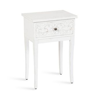 Cassetta Wood Side Table 19x14x28