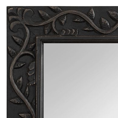 Natesa Carved Wood Mirror