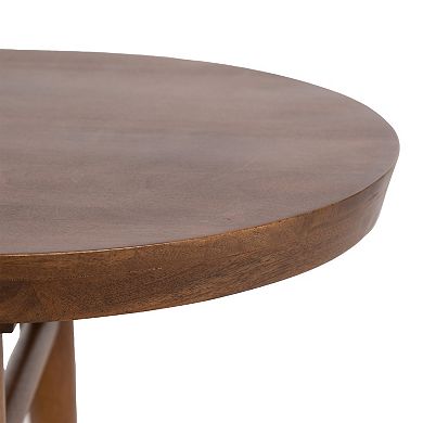 Conan Oval Wood Coffee Table 38x20x17