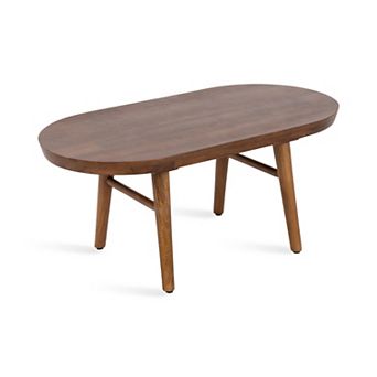 Conan Oval Wood Coffee Table 38x20x17