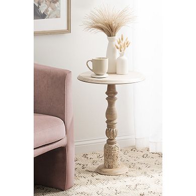 Hingham Wood Side Table 16x16x24