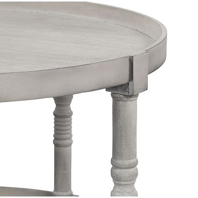 Bellport Round Wood Coffee Table 29x29x21