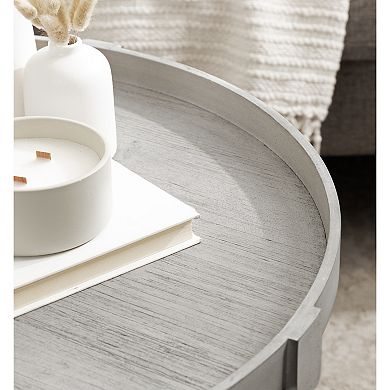 Bellport Round Wood Coffee Table 29x29x21