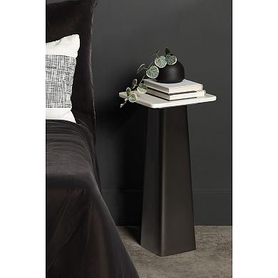 Quinley Square Marble Drink Table 10x10x22