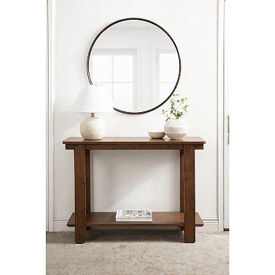 Foxford Wood Console Table 42x14x30