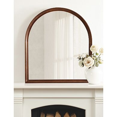 Hatherleigh Arch Wood Wall Mirror