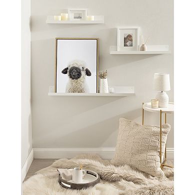 Sylvie Animal Studio Black Nosed Sheep Framed Canvas by Amy Peterson Art Studio