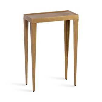 Rava Metal Side Table 16x8x25