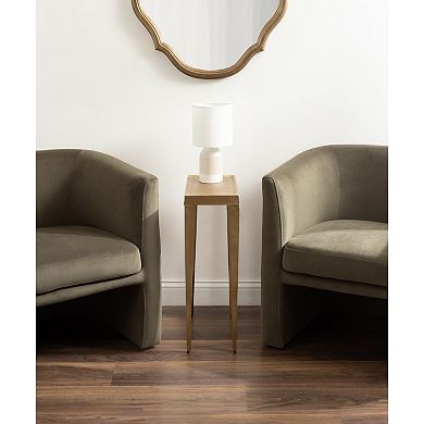 Rava Metal Side Table 16x8x25